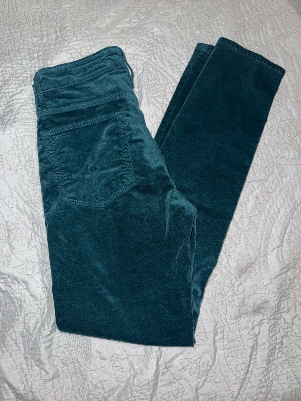 Anthropologie The High-Rise Stevie Ankle Velvet Jeans
